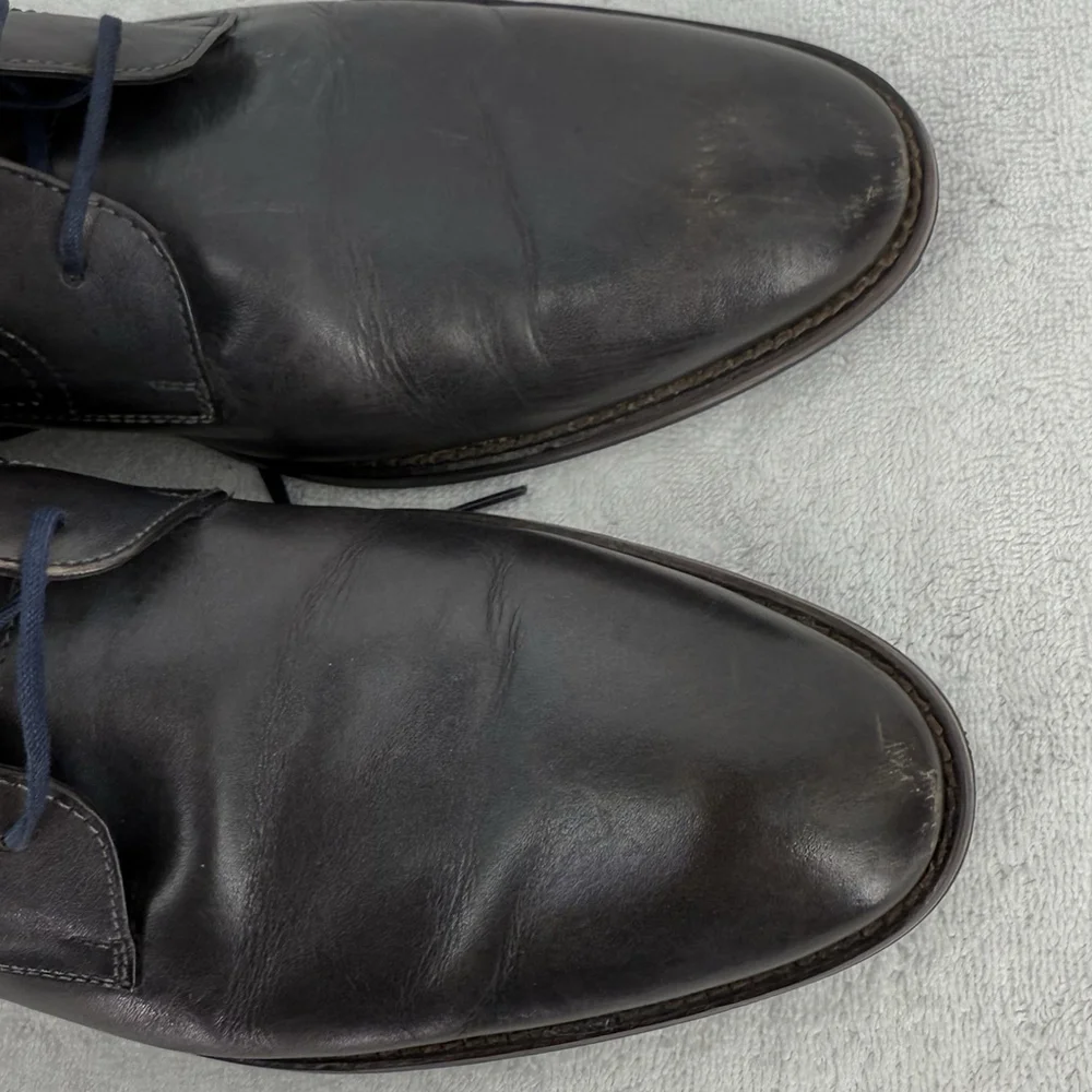 Gordon Rush Chadwick Chukka Boots Black Leather Men’s Size 11.5